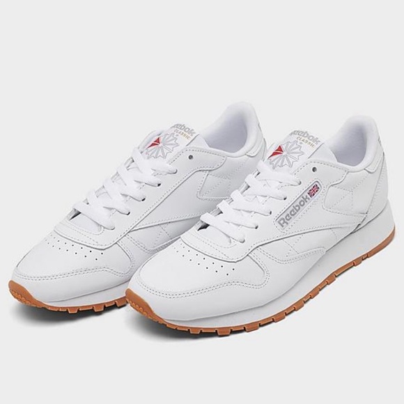 Reebok Shoes - NIB Women Reebok Classic Leather Casual Shoes White 8